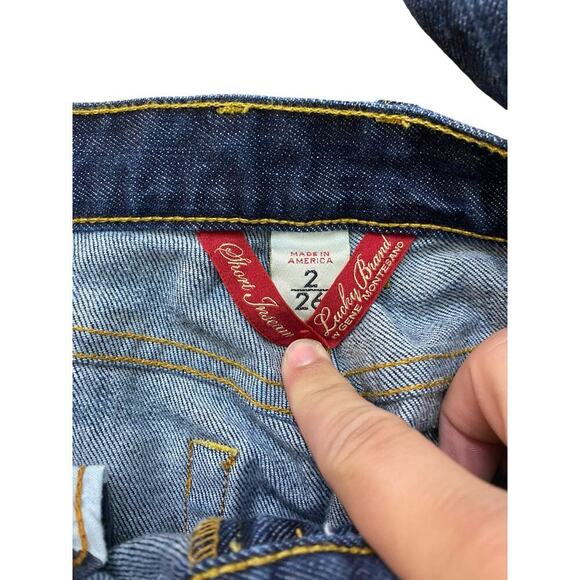 Lucky Brand by Gene Montesano Blue Denim Bootcut Jean Size 2/26 - Picture 4 of 4